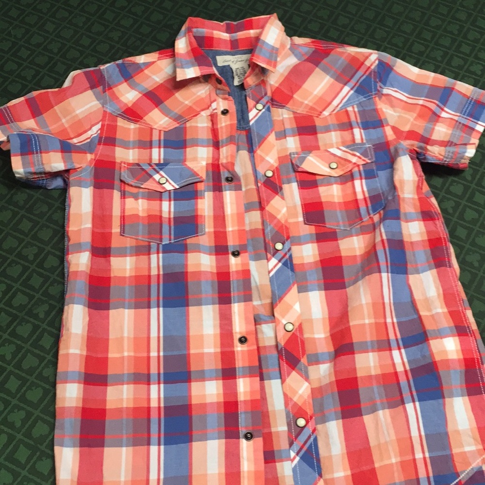 H&M boys button up shirt size 12 -13 youth